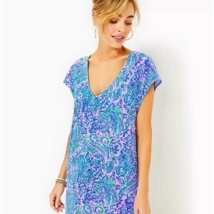 Lilly Pulitzer Women’s Talli Swim Cover-Up - Lilac Rose We Mermaid It  large